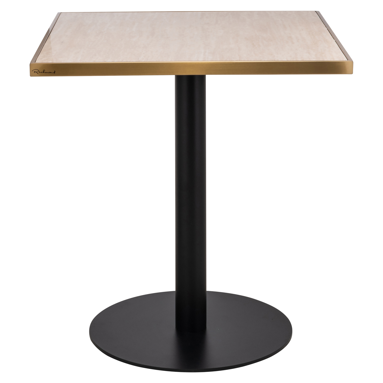 Richmond Interiors Bistrotafel Brazza beige 70x70