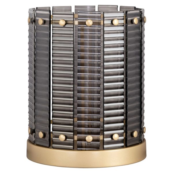 Richmond Interiors Windlicht Daylin smoke small