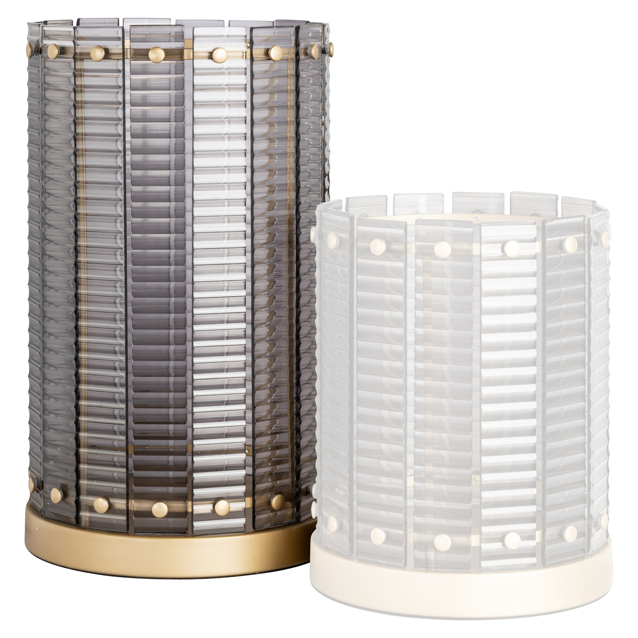 Richmond Interiors Windlicht Daylin smoke large
