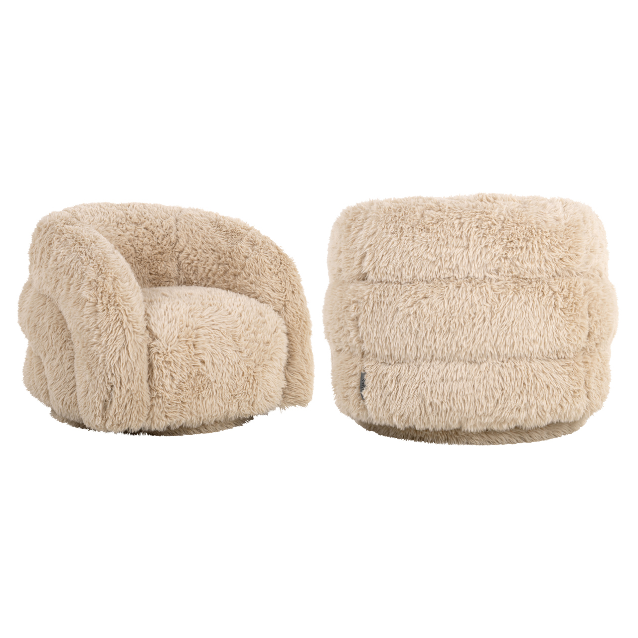 Richmond Interiors Lounge stoel Lenny yakety sand swivel kids