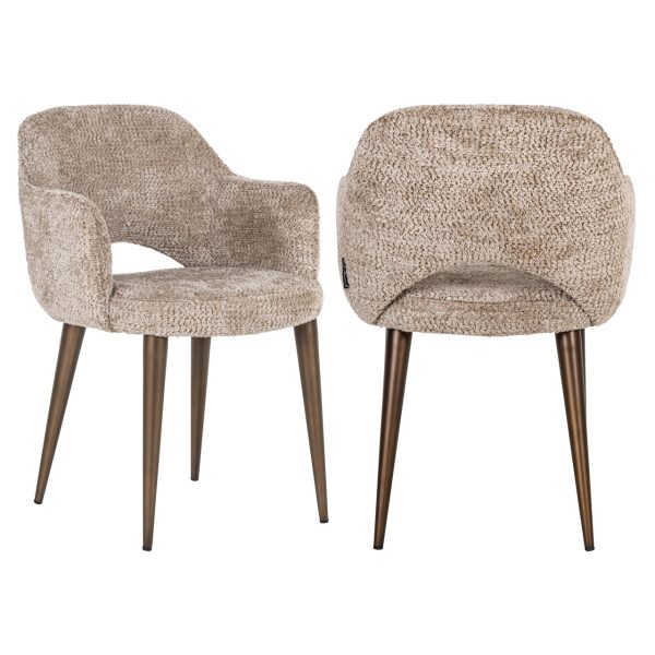Richmond Interiors Eetkamerstoel Delphina lovely nature fire retardant