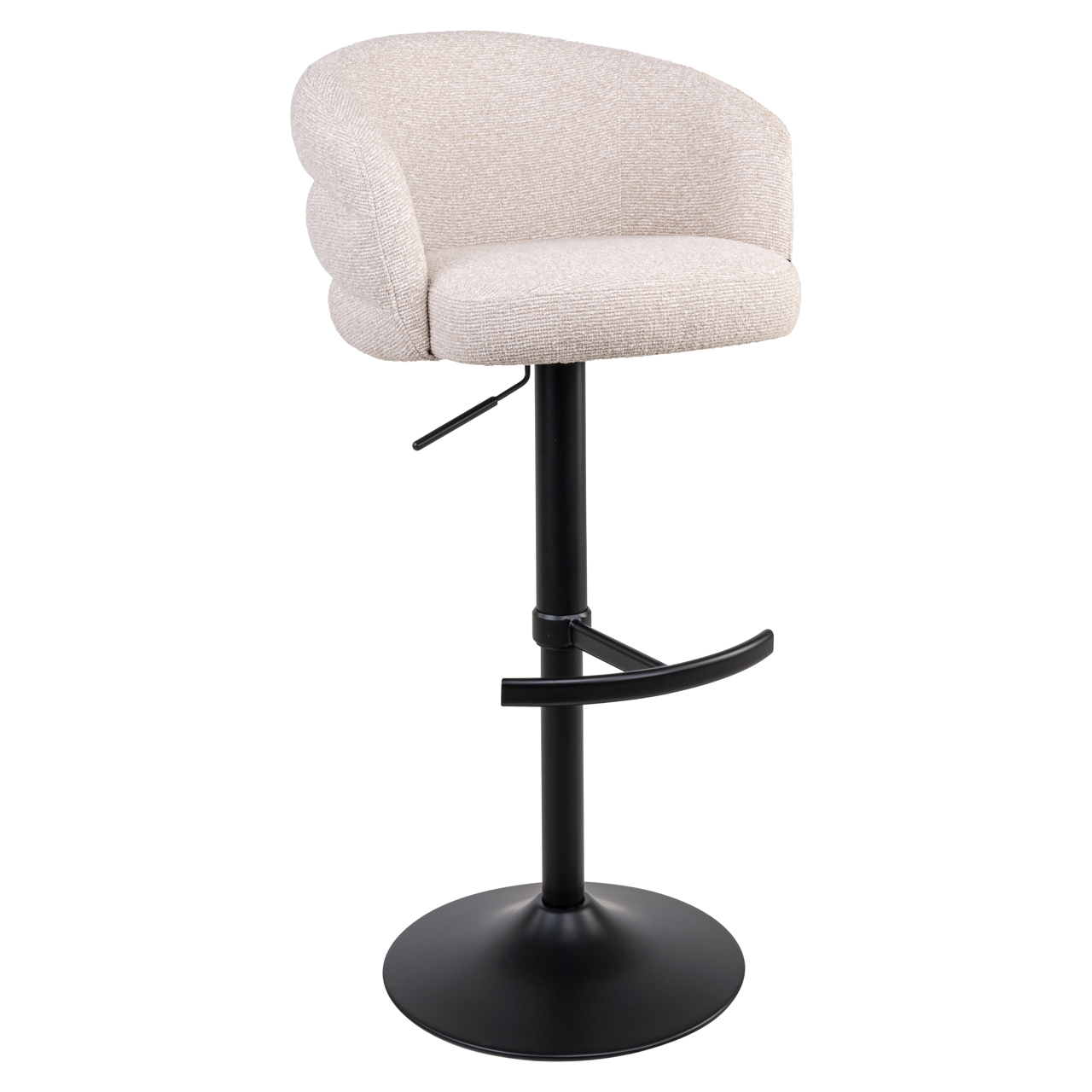 Richmond Interiors Barstoel Nikki biscotti swivel fire retardant
