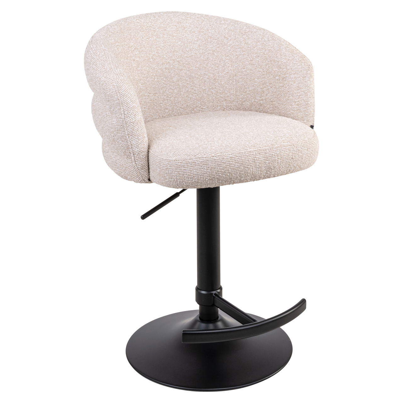 Richmond Interiors Barstoel Nikki biscotti swivel fire retardant