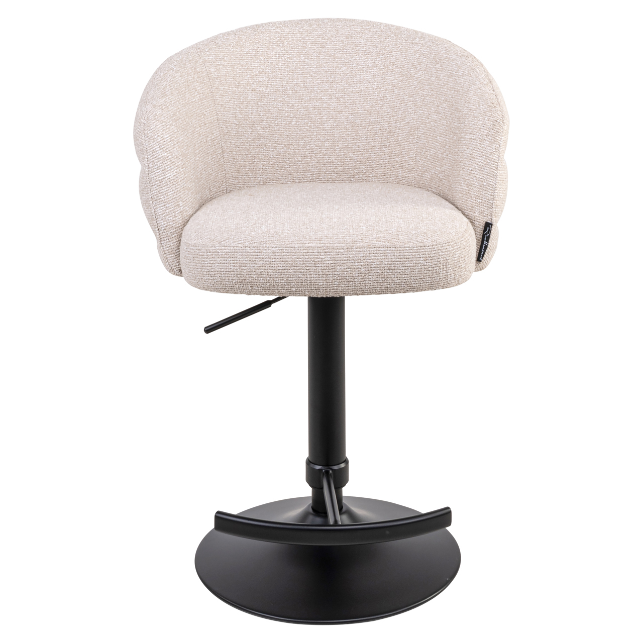 Richmond Interiors Barstoel Nikki biscotti swivel fire retardant