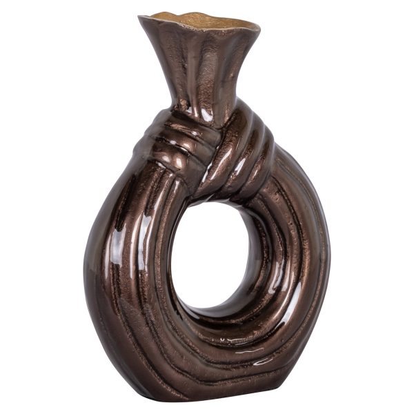 Richmond Interiors Vaas Suen dark brown small