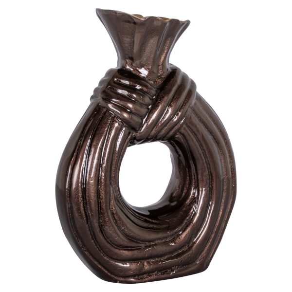 Richmond Interiors Vaas Suen dark brown large