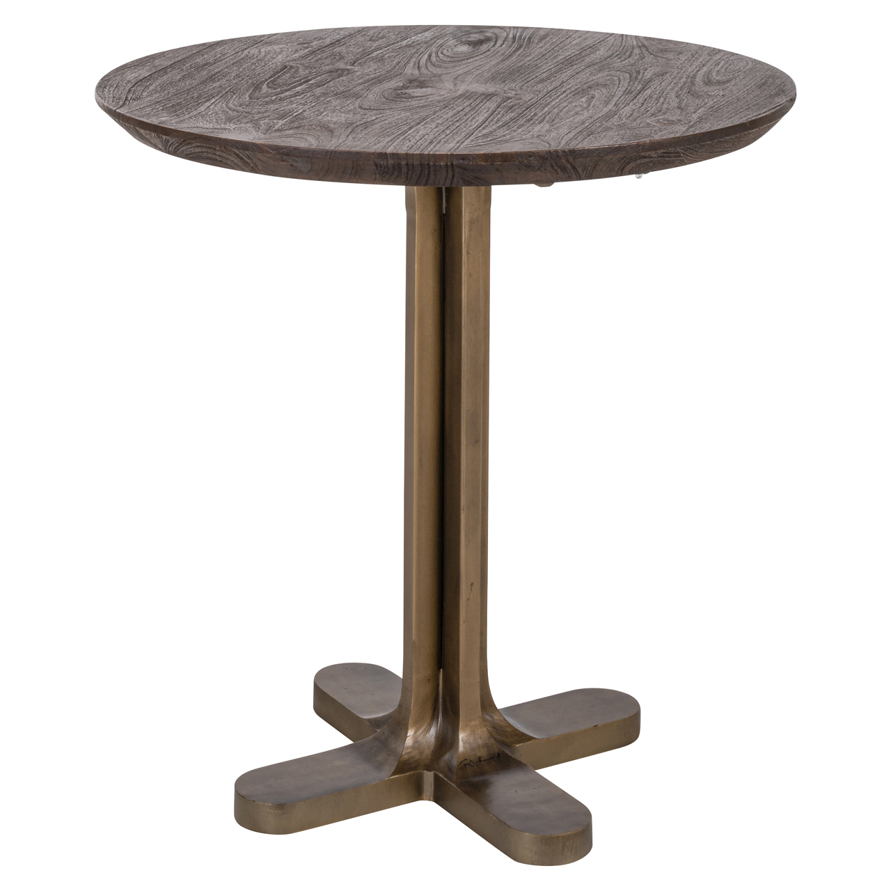 Richmond Interiors Bistrotafel Revelin dark brown 75Ø