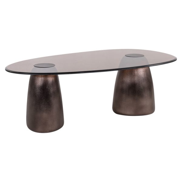 Richmond Interiors Salontafel Hayden bronze oval