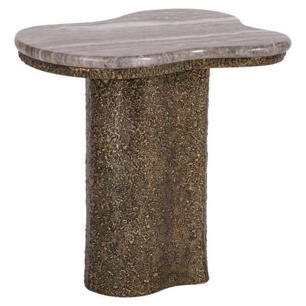 Richmond Interiors Bijzettafel Abandos brass antique
