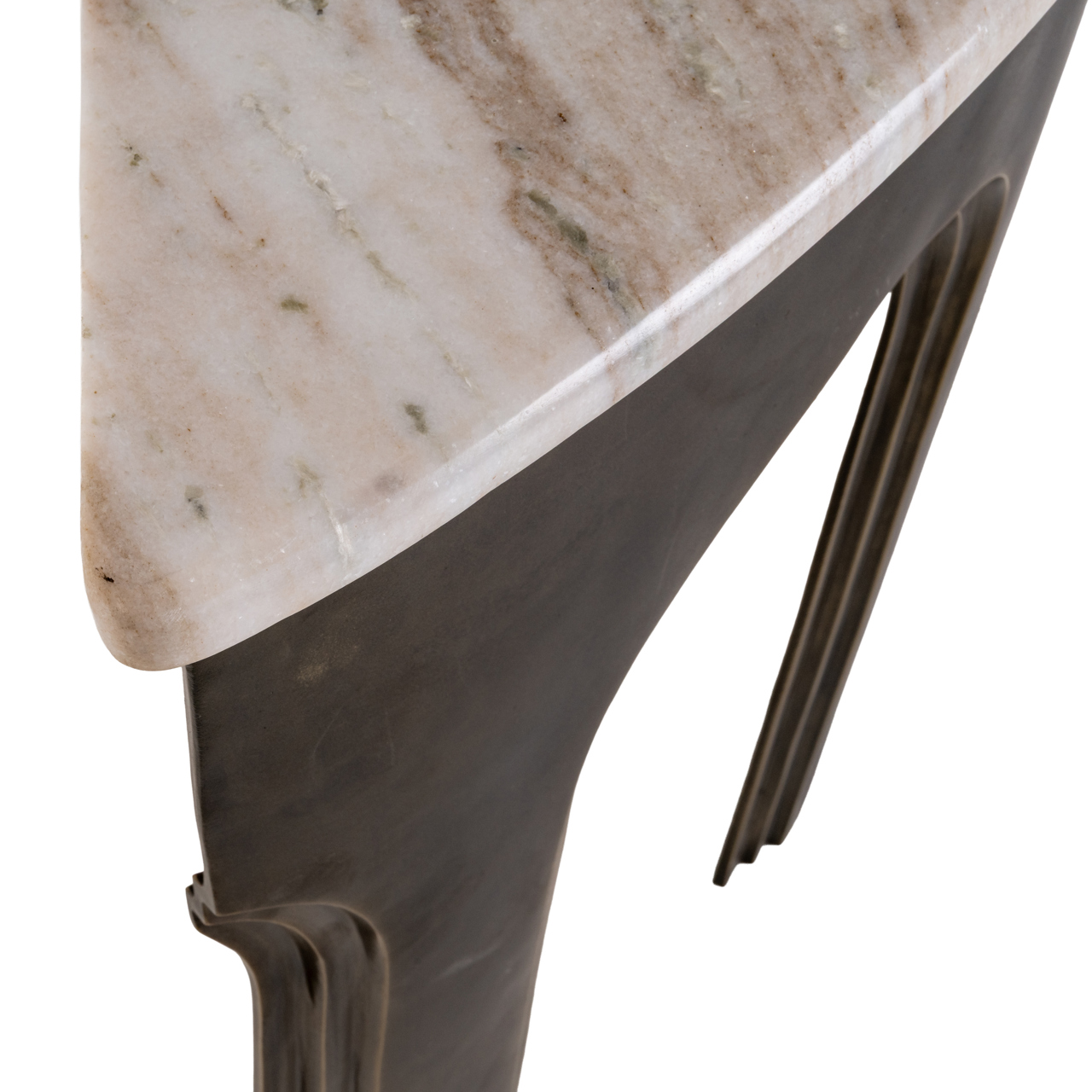 Richmond Interiors Console Sanchis brass antique