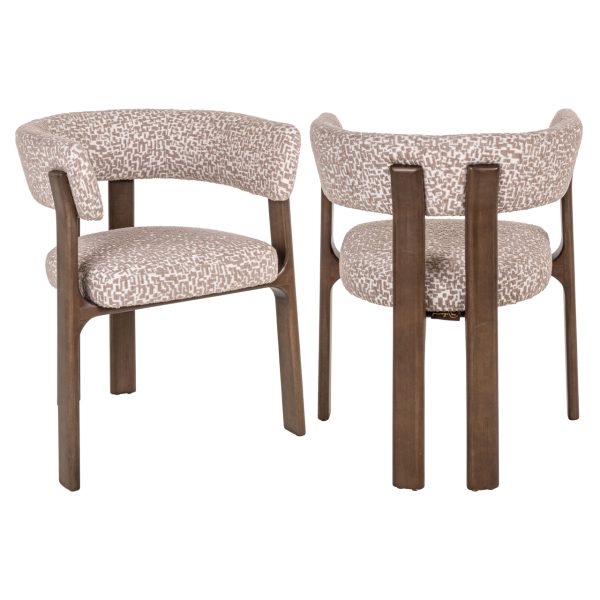Richmond Interiors Eetkamerstoel Contigo natural geo