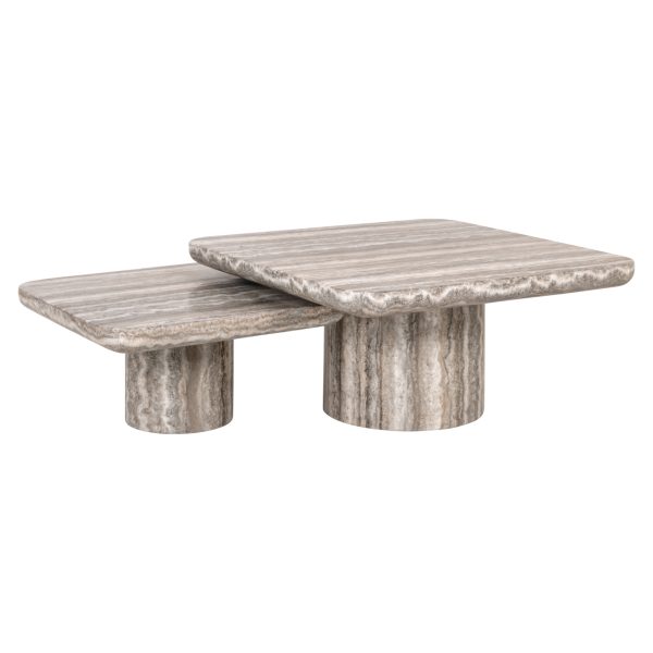 Richmond Interiors Salontafel Dulce grey  (denizly) (Set of 2)