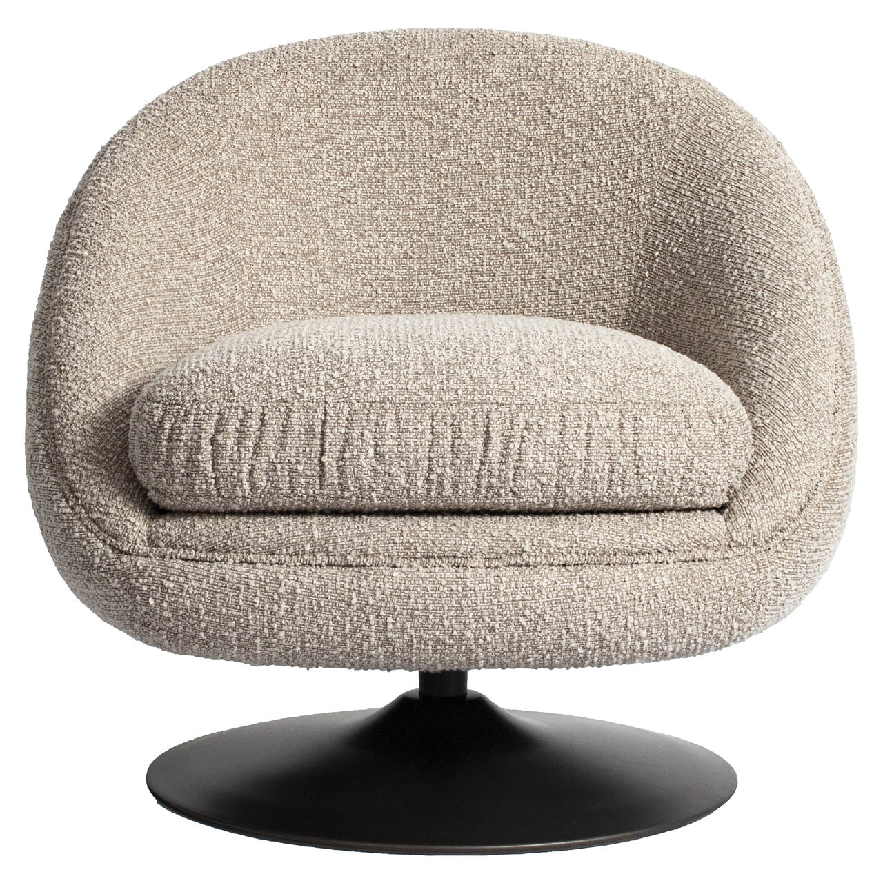 Richmond Interiors Lounge stoel Nodo natural chunky swivel