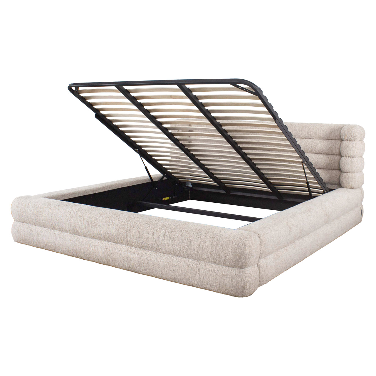 Richmond Interiors Bed Obidis natural linear 180x210 (mattress size (excl.) with storage