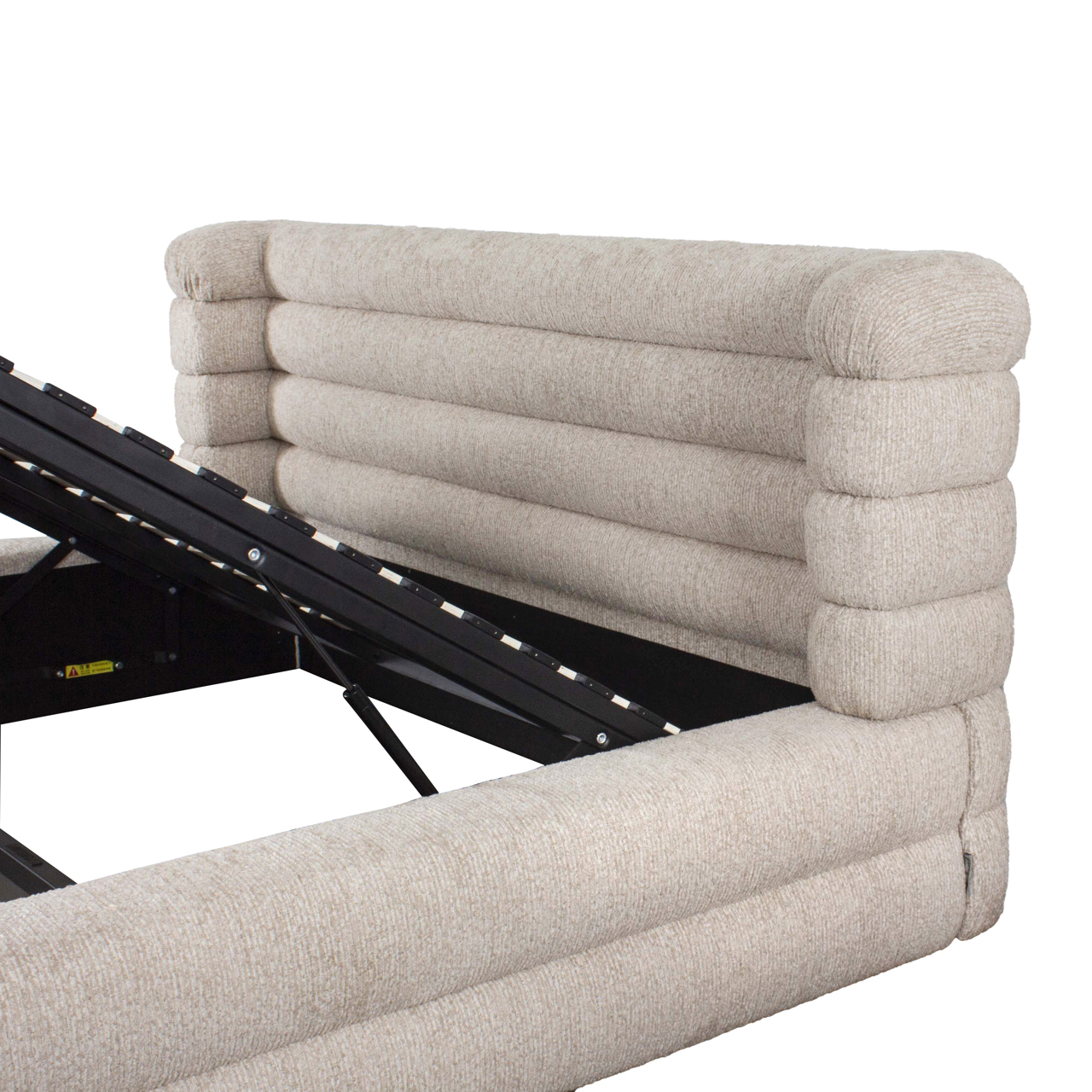 Richmond Interiors Bed Obidis natural linear 180x210 (mattress size (excl.) with storage