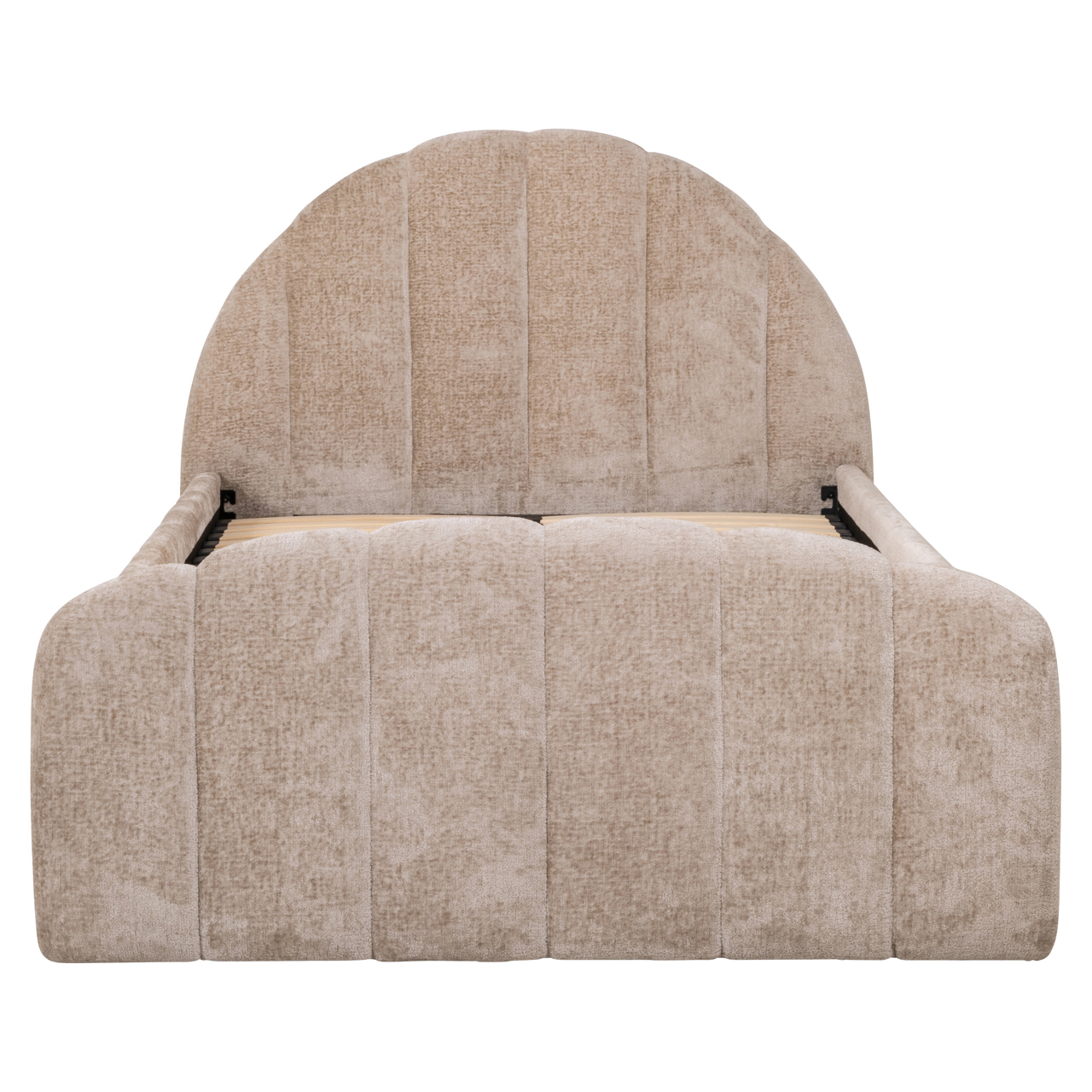 Richmond Interiors Bed Pixie clay chenille 120x200 with pull-out bed