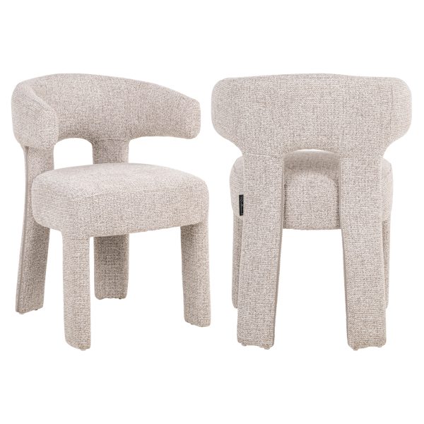 Richmond Interiors Eetkamerstoel Nerio natural fancy