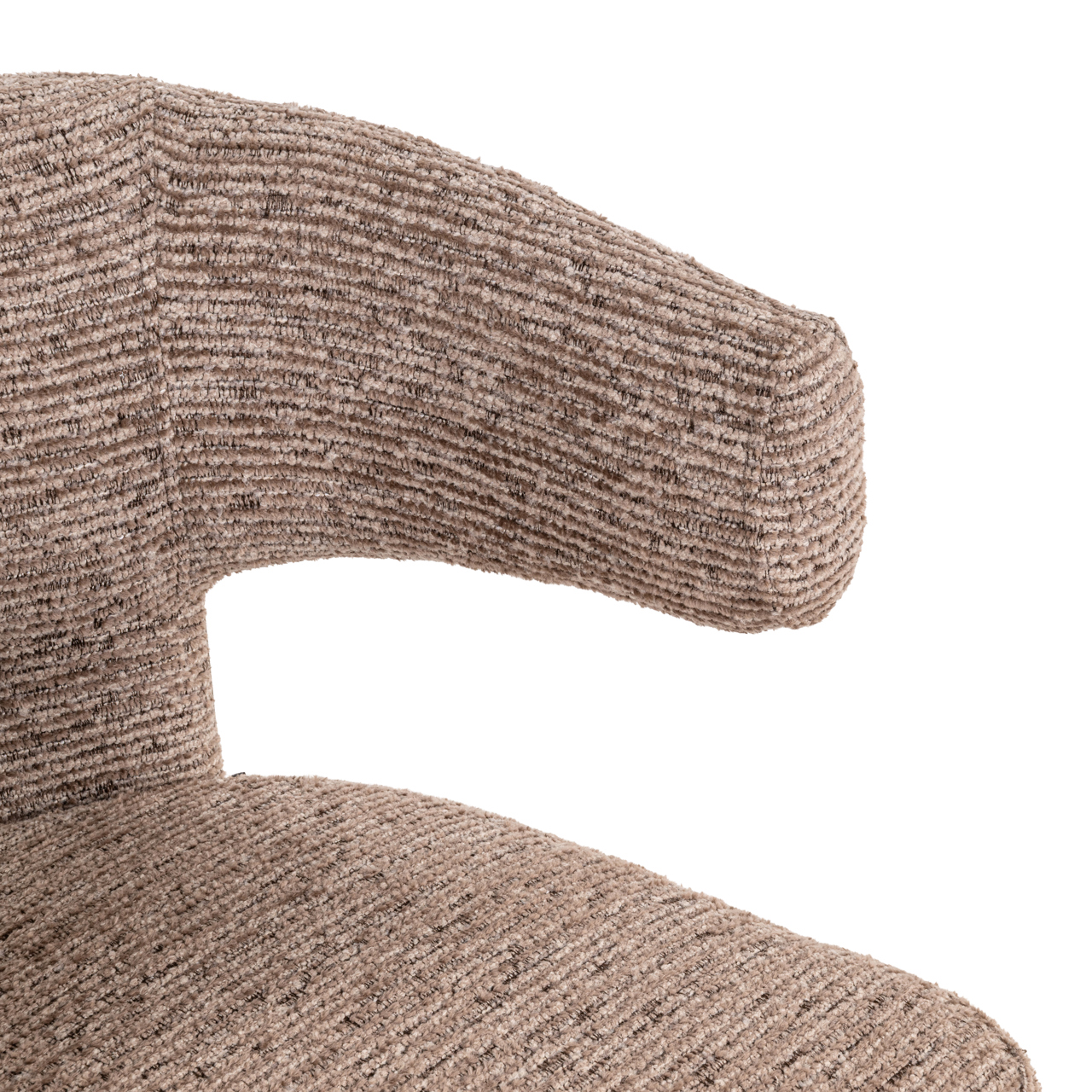 Richmond Interiors Eetkamerstoel Nerio mocca linear