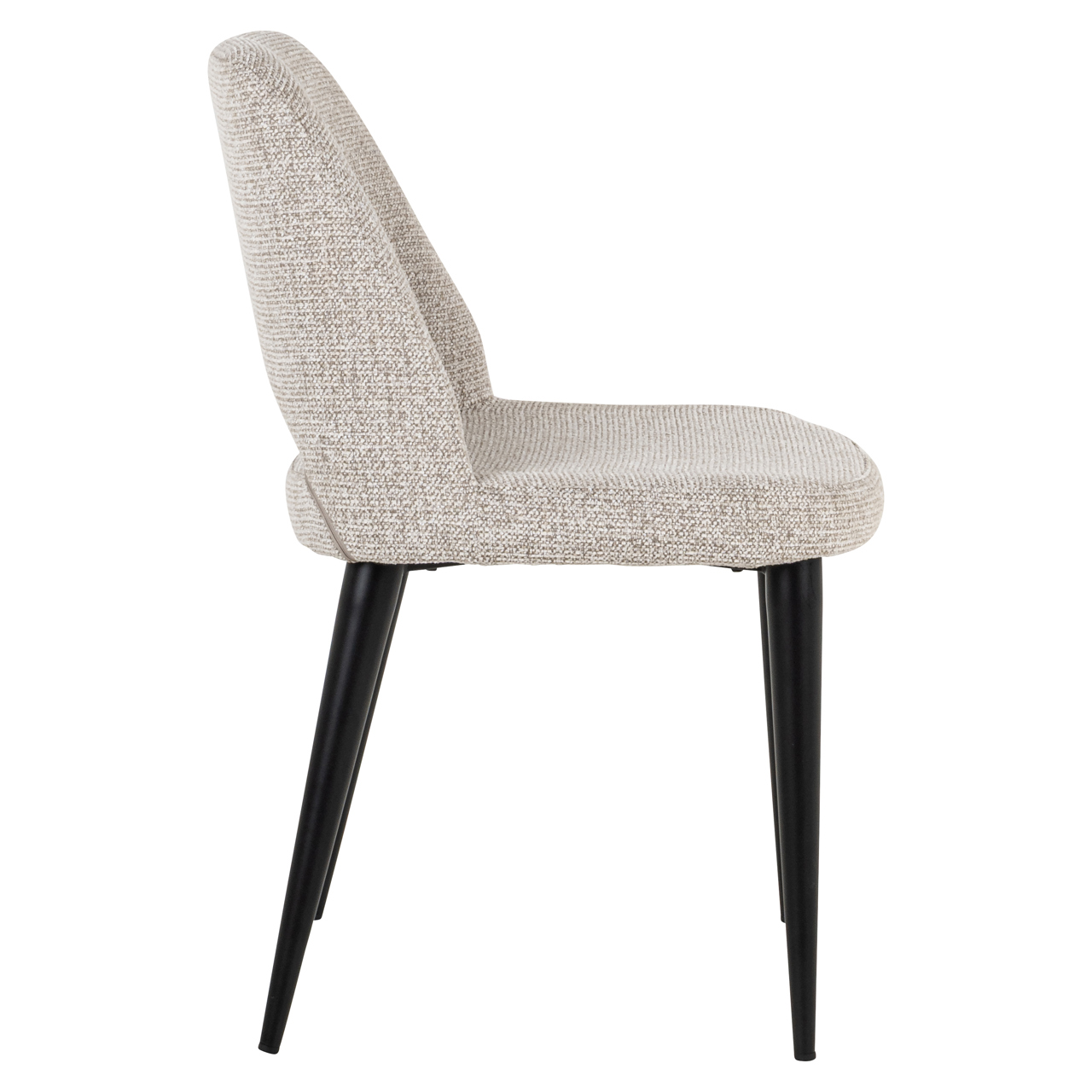 Richmond Interiors Eetkamerstoel Tabitha natural fancy fire retardant (Set of 2)