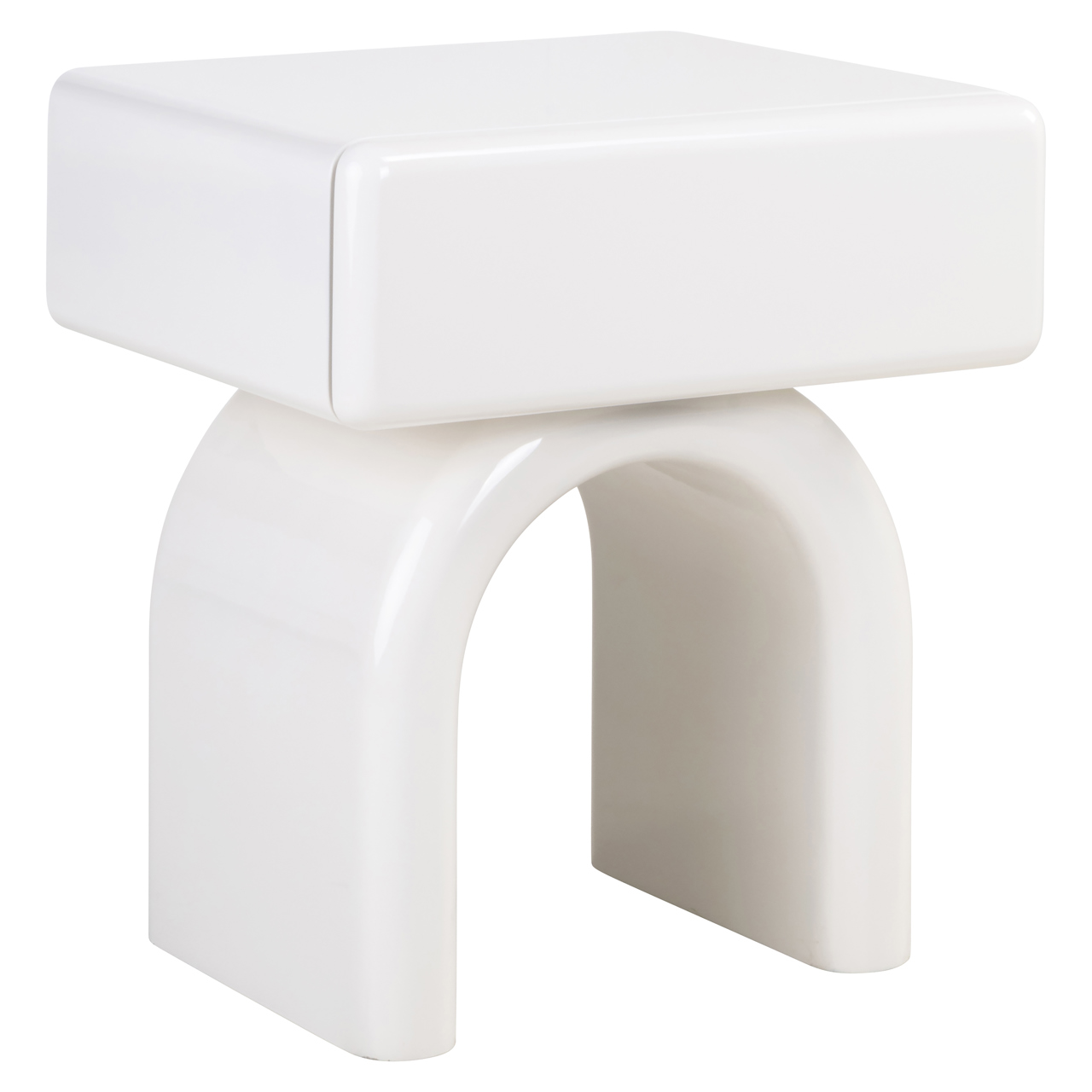 Richmond Interiors Nachtkastje Bennet coconut milk 1-drawer
