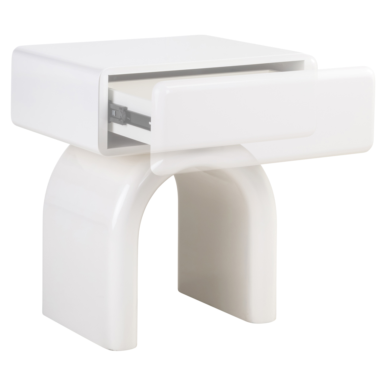 Richmond Interiors Nachtkastje Bennet coconut milk 1-drawer