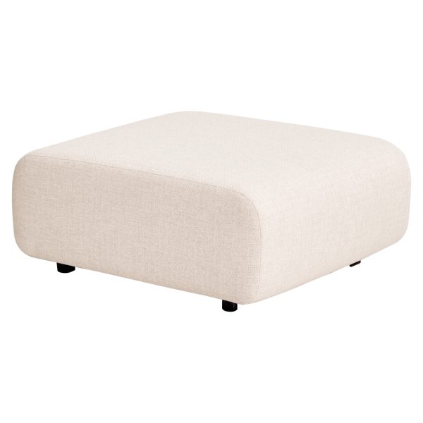 Richmond Interiors Buiten poef & voetenbank Dawson beige alpine