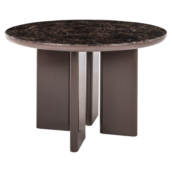 Richmond Interiors Eettafel Almundi chocolat brown 120Ø