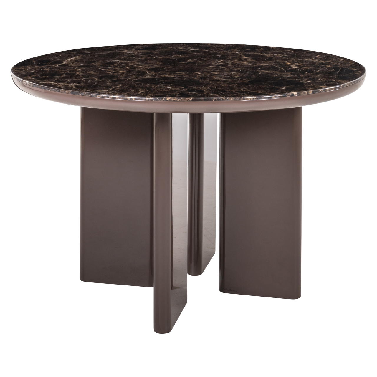 Richmond Interiors Eettafel Almundi chocolat brown 120Ø