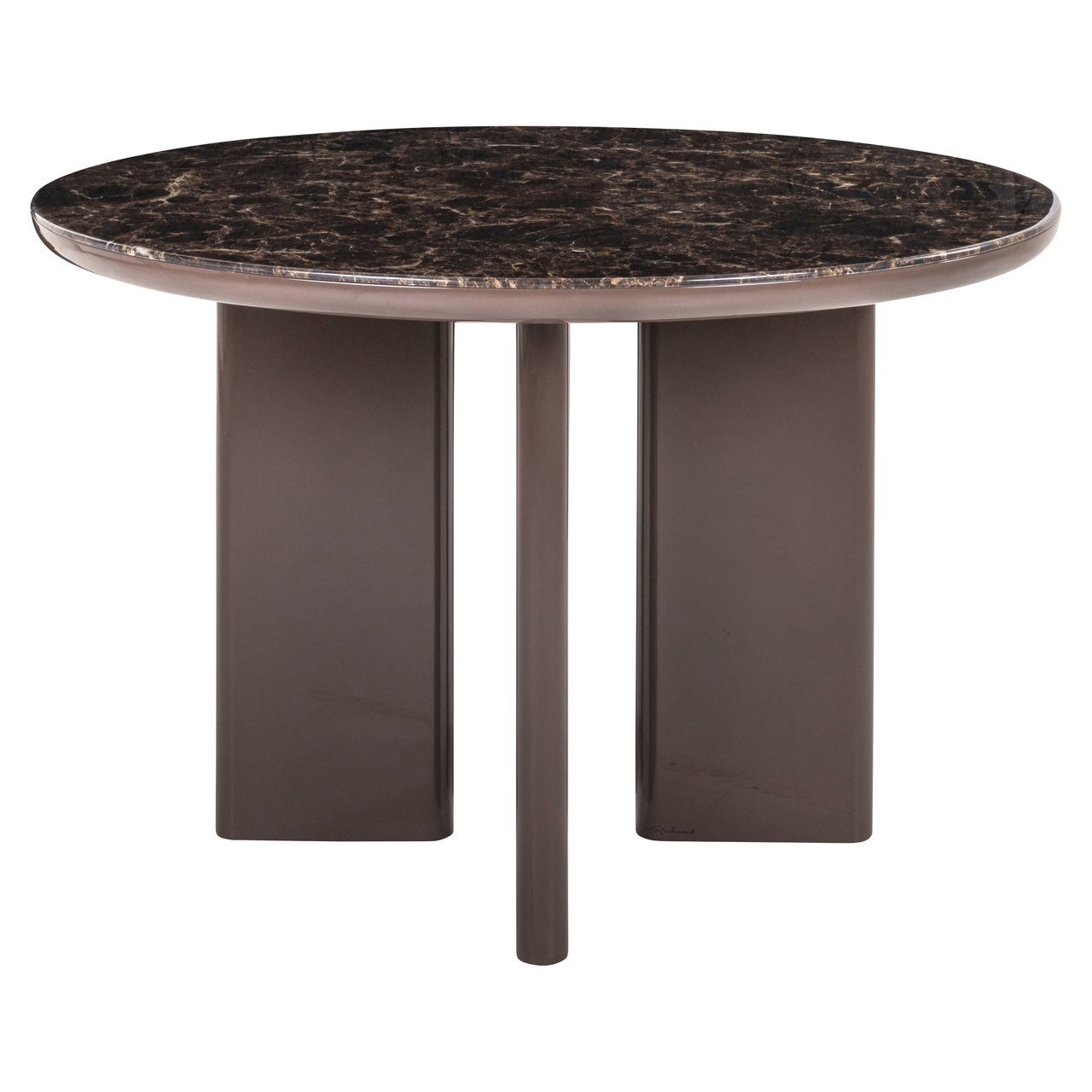 Richmond Interiors Eettafel Almundi chocolat brown 120Ø