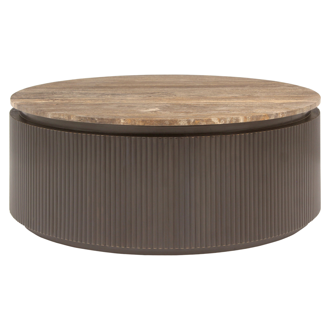 Richmond Interiors Salontafel Russo ash brown 90Ø