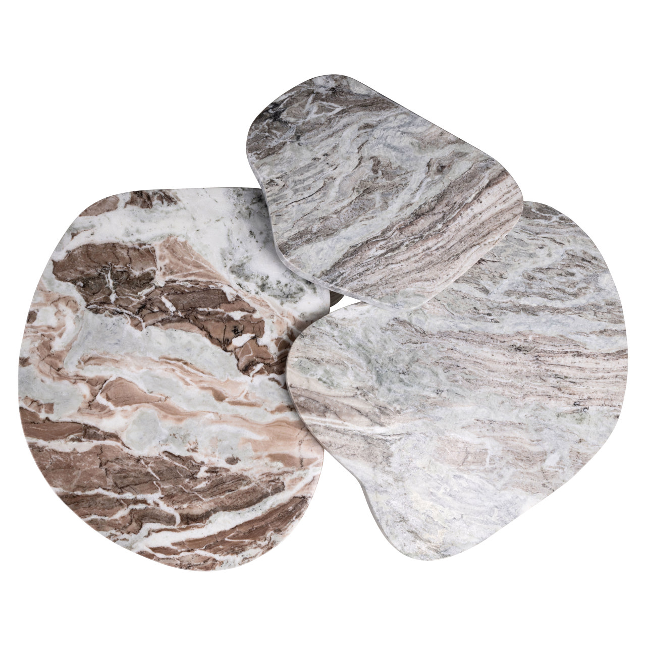 Richmond Interiors Salontafel Camino Blush beige (Set of 3)
