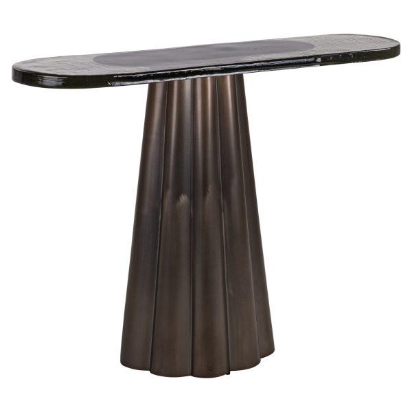 Richmond Interiors Console Barwick brass antique