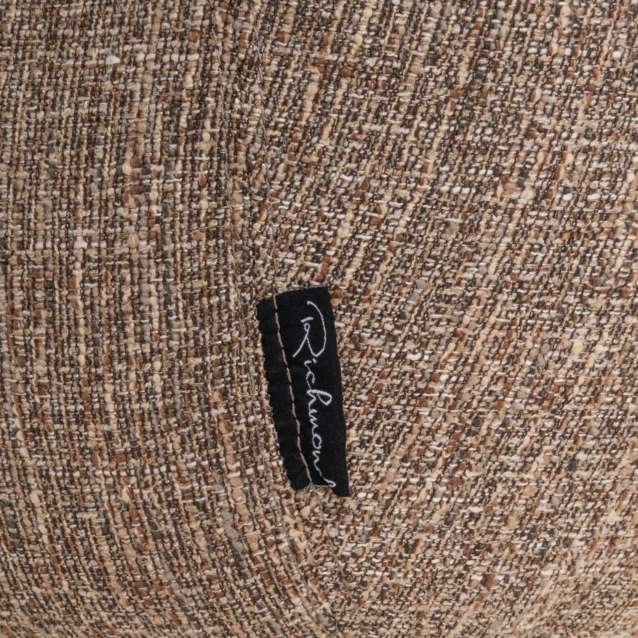 Richmond Interiors Eetkamerstoel Aldo brown tweed swivel
