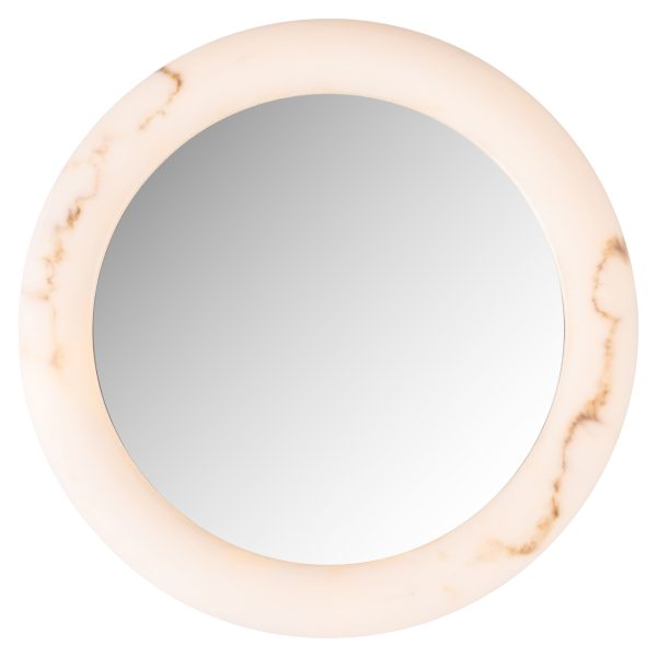 Richmond Interiors Wandlamp Oravelle white mirror 60Ø