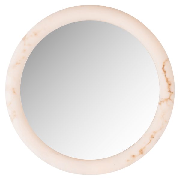 Richmond Interiors Wandlamp Oravelle white mirror 80Ø