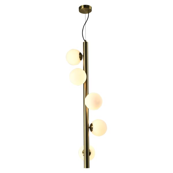 Richmond Interiors Hanglamp Elorie brass antique