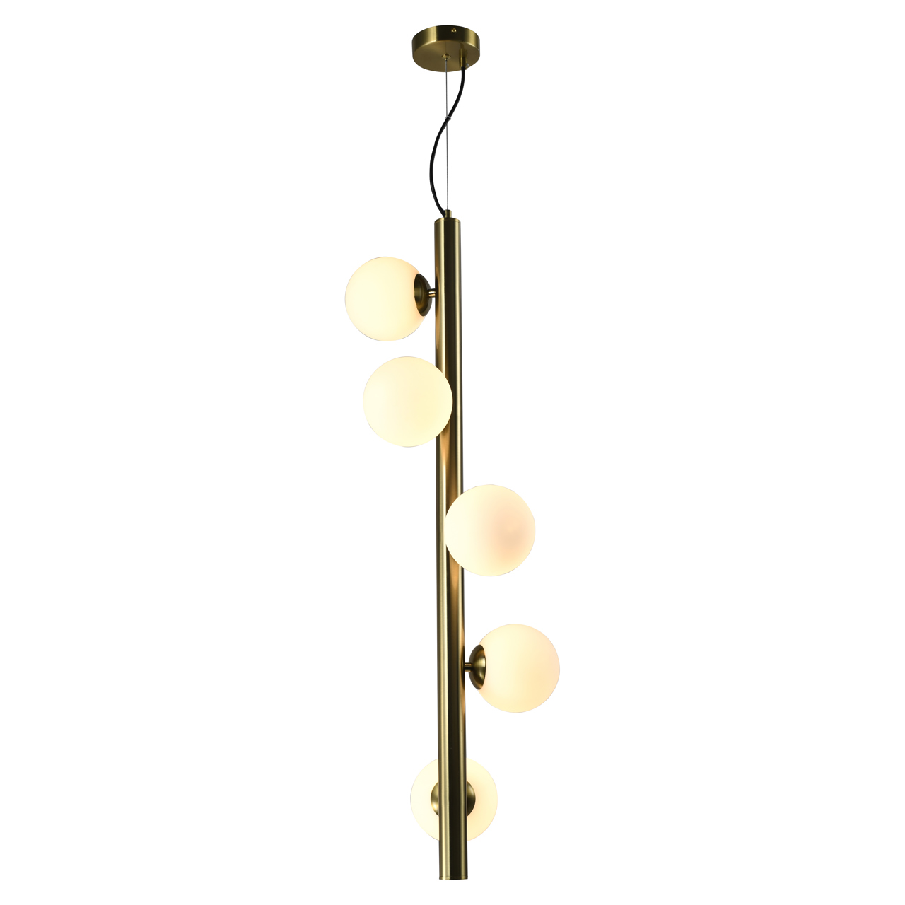 Richmond Interiors Hanglamp Elorie brass antique
