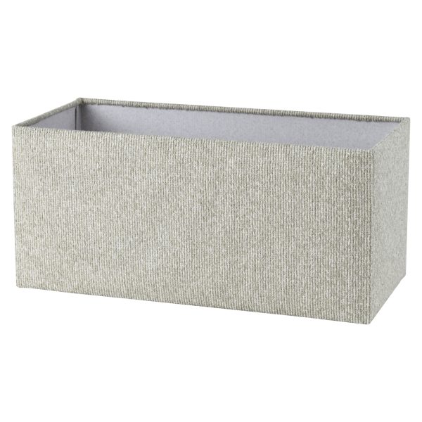 Richmond Interiors Lampenkap Zera biscotti rectangle S