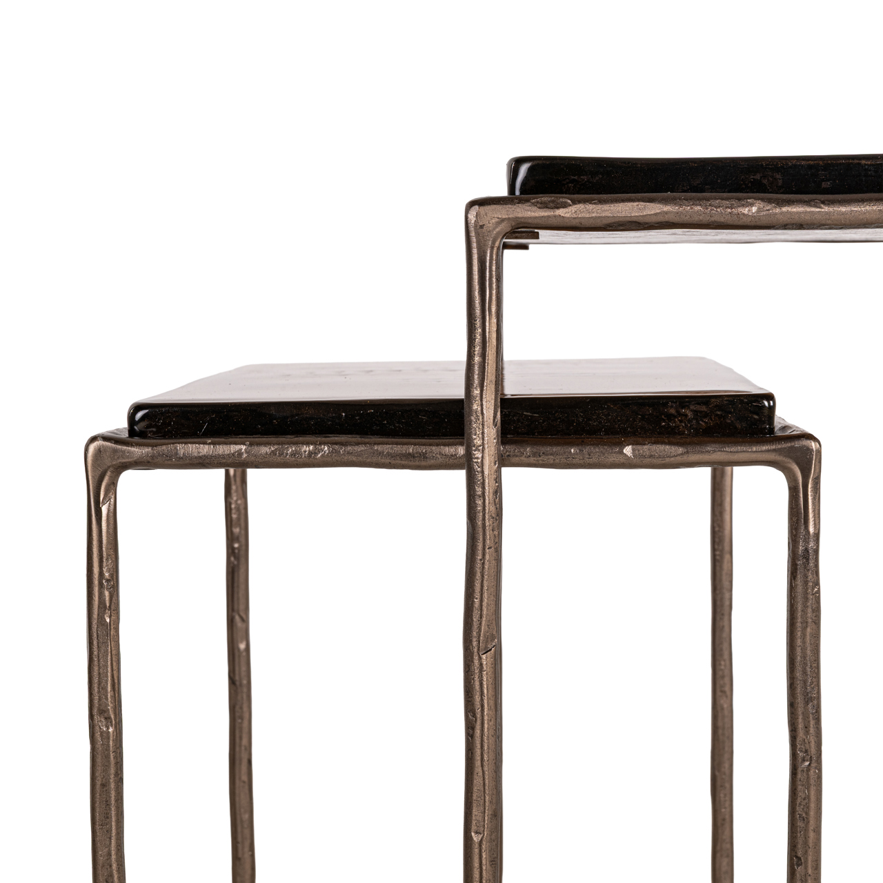 Richmond Interiors Bijzettafel Villano bronze (Set of 2)