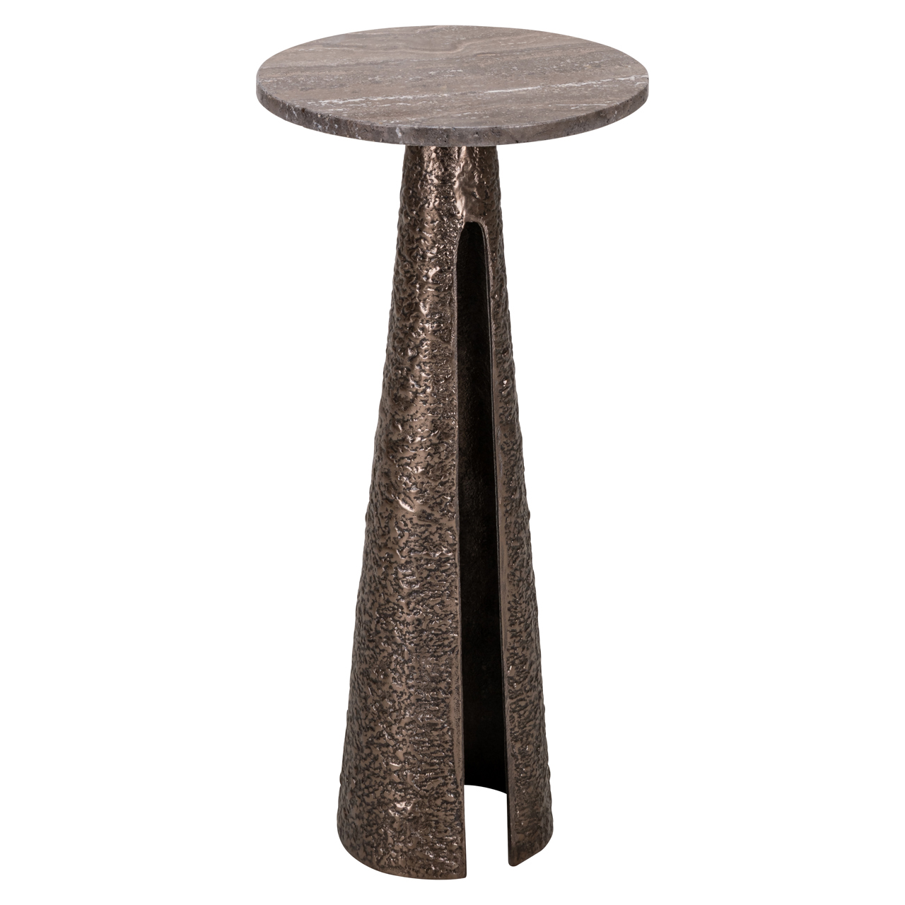 Richmond Interiors Bijzettafel Eldora bronze 30Ø