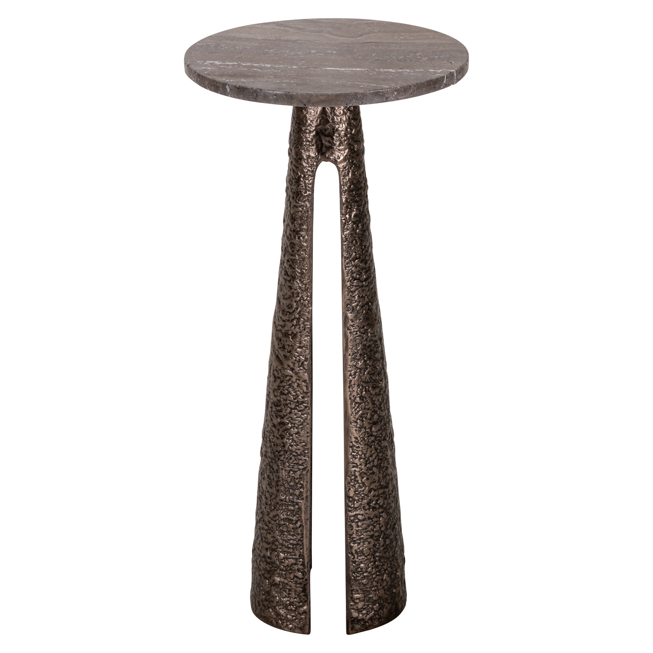 Richmond Interiors Bijzettafel Eldora bronze 30Ø