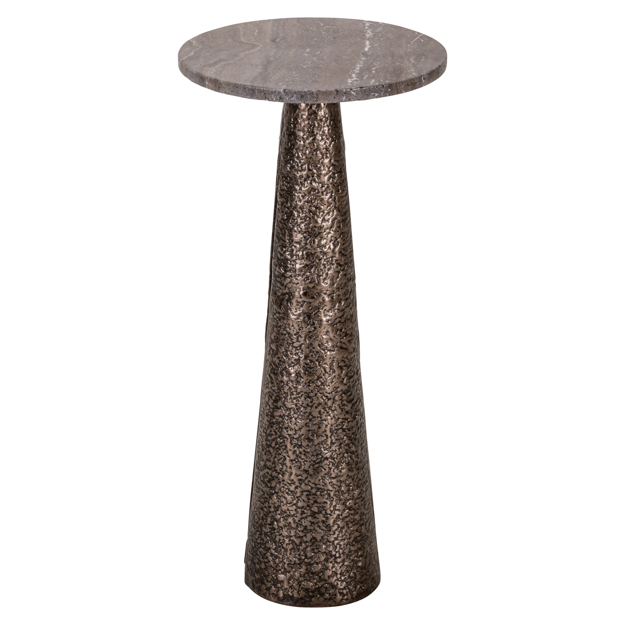 Richmond Interiors Bijzettafel Eldora bronze 30Ø