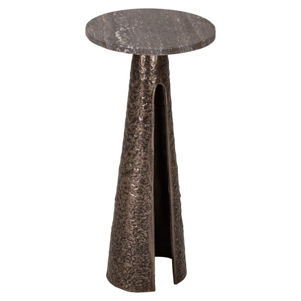 Richmond Interiors Bijzettafel Eldora bronze 25Ø