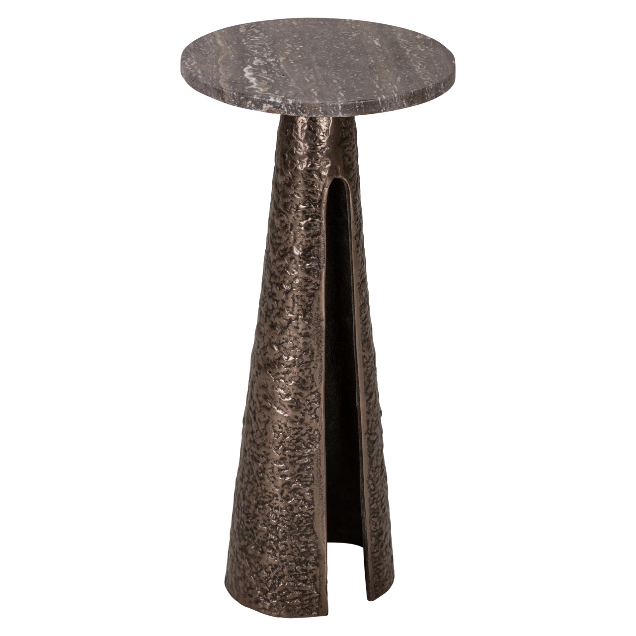 Richmond Interiors Bijzettafel Eldora bronze 25Ø
