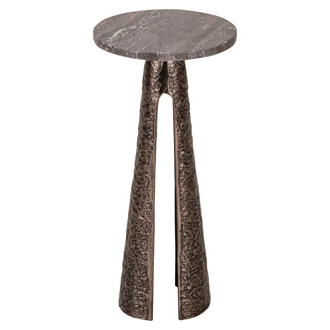 Richmond Interiors Bijzettafel Eldora bronze 25Ø