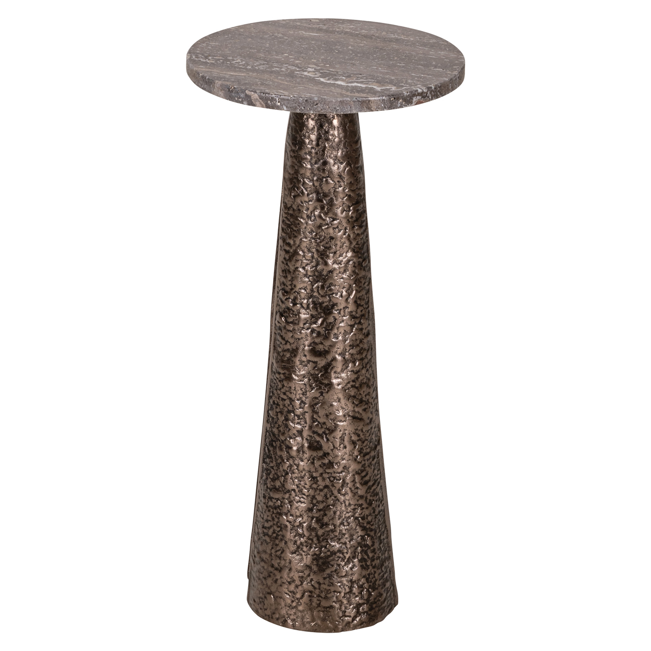 Richmond Interiors Bijzettafel Eldora bronze 25Ø