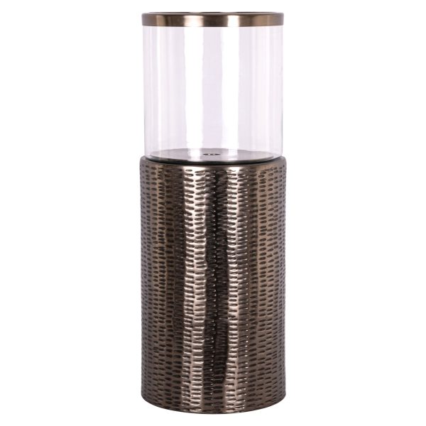Richmond Interiors Windlicht Faylen bronze S