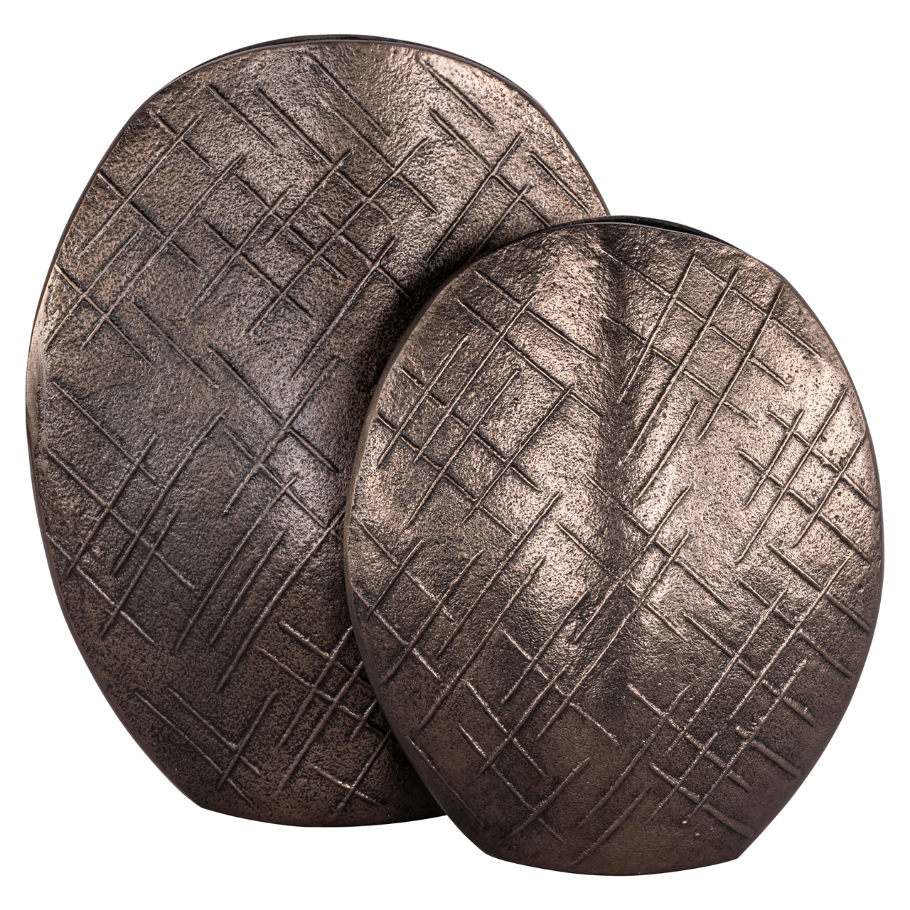 Richmond Interiors Vaas Olivra bronze L