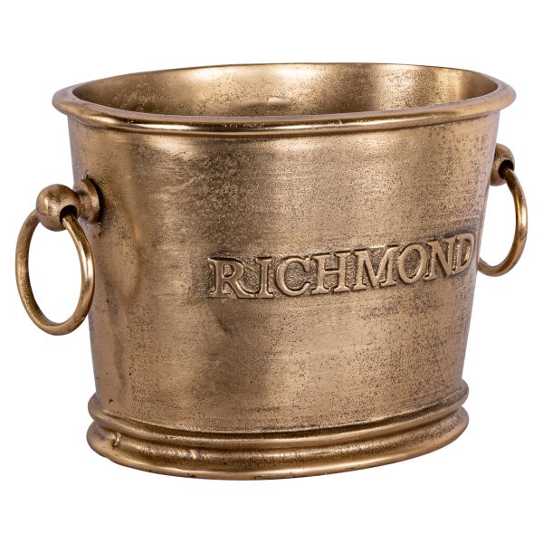 Richmond Interiors Wijn- en baraccessoires Vinova brass antique wine & champagne cooler