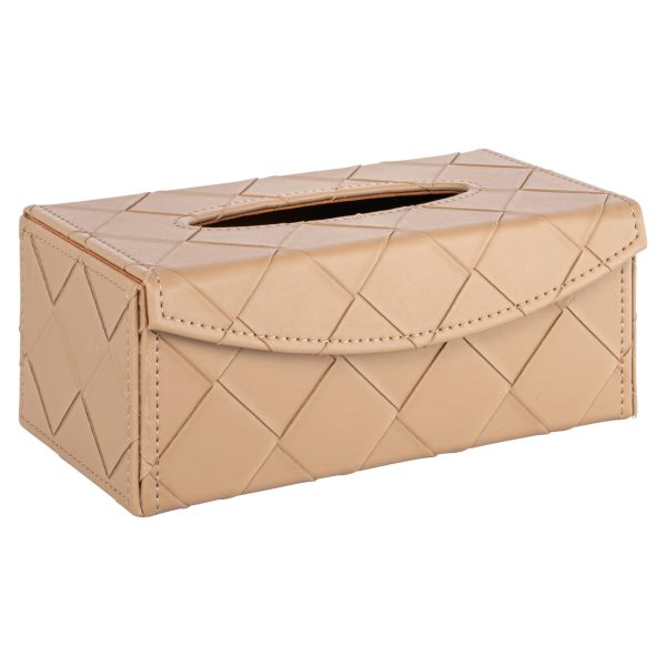 Richmond Interiors Decoratief object Molly beige tissue box